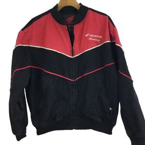 Honda Mens Vintage Racing Blouson Jacket Black/Red Limited From Japan Size XL